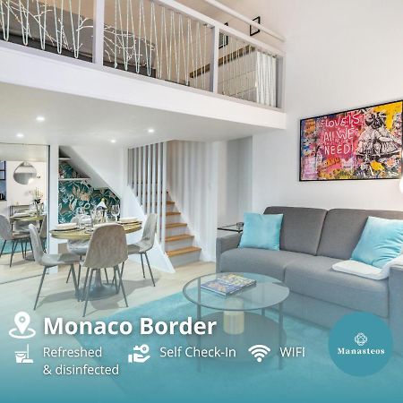 Frontiere Monaco - Appartement Belle Epoque - Al Beausoleil Exteriér fotografie