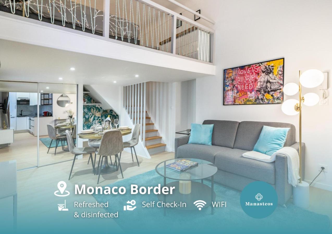 Frontiere Monaco - Appartement Belle Epoque - Al Beausoleil Exteriér fotografie